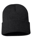 Solid 12" Cuffed Beanie | Sportsman SP12 | Embroidery (2.25" X 4")