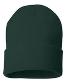 Solid 12" Cuffed Beanie | Sportsman SP12 | Embroidery (2.25" X 4")