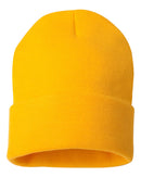 Solid 12" Cuffed Beanie | Sportsman SP12 | Embroidery (2.25" X 4")