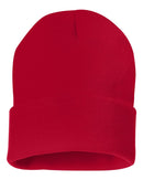 Solid 12" Cuffed Beanie | Sportsman SP12 | Embroidery (2.25" X 4")