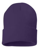 Solid 12" Cuffed Beanie | Sportsman SP12 | Embroidery (2.25" X 4")