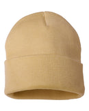 Solid 12" Cuffed Beanie | Sportsman SP12 | Embroidery (2.25" X 4")