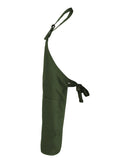 Mid Length Aprons | Q-Tees Q4350 | Small Embroidery (4" X 4")
