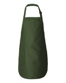 Mid Length Aprons | Q-Tees Q4350 | Small Embroidery (4" X 4")