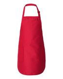 Mid Length Aprons | Q-Tees Q4350 | Small Embroidery (4" X 4")