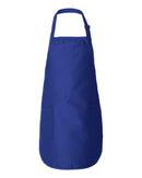 Mid Length Aprons | Q-Tees Q4350 | Small Embroidery (4" X 4")