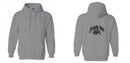 Poly-Cotton Hoodies | Gildan 18500 | Medium Embroidery (7" X 7")