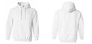 Poly-Cotton Hoodies | Gildan 18500 | Medium Embroidery (7" X 7")