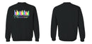 Poly-Cotton Sweatshirts | Gildan 18000 | Large Embroidery (11" X 7")