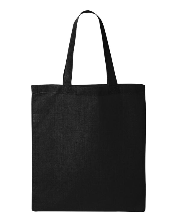 Economical Tote Bag | Q-Tees QTB | Medium Embroidery (7" X 7")