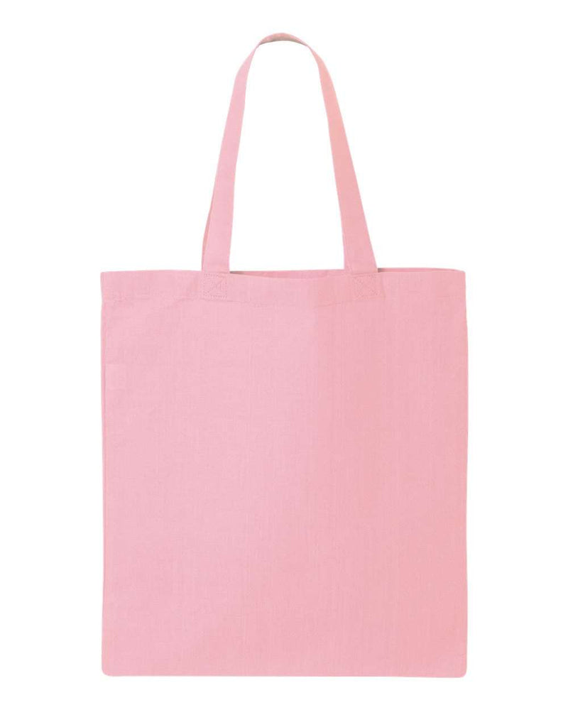 Economical Tote Bag | Q-Tees QTB | Medium Embroidery (7" X 7")