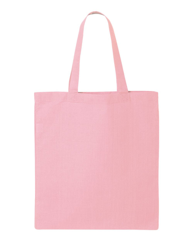 Economical Tote Bag | Q-Tees QTB | Medium Embroidery (7" X 7")