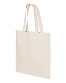 Economical Tote Bag | Q-Tees QTB | Small Embroidery (4" X 4")