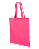 Economical Tote Bag | Q-Tees QTB | Small Embroidery (4" X 4")