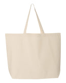 Large Tote Bags 25-Litres | Q-Tees Q600 | Medium Embroidery (7" X 7")
