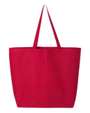 Large Tote Bags 25-Litres | Q-Tees Q600 | Medium Embroidery (7" X 7")