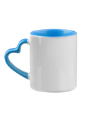 Tasses en cœur 11oz. | Impression Personnalisée | Sublimation (panoramique)